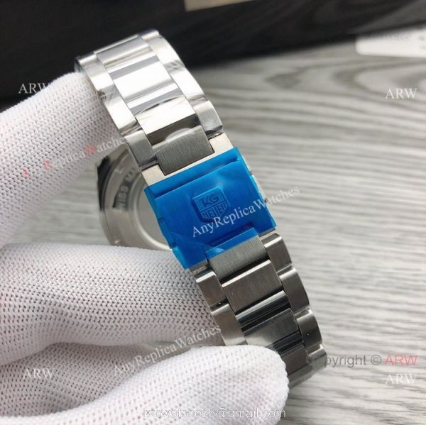 40mm Tag Heuer Carrera Blue Face Stainles Steel Watches For Men Replica 6