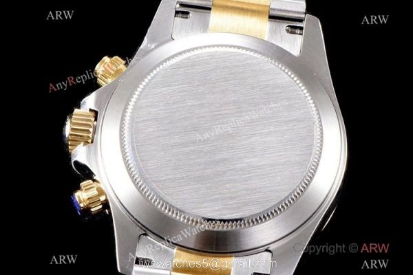 JH Factory Swiss Copy Rolex Daytona JH Cal.4130 Watch Blue Mother Of Pearl Dial 2-Tone 6