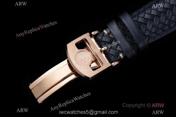 ZF Factory IWC Portugieser Automatic 7 Days Rose Gold Blue Dial Watch 42mm Brand NEW 6