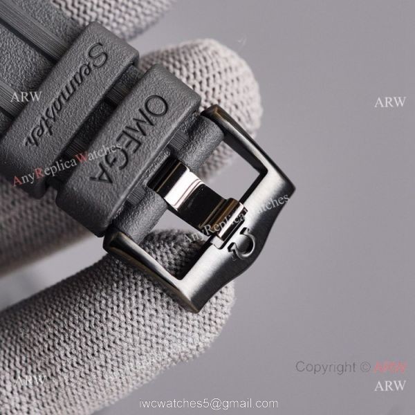 New 2021 Watches Swiss Omega Black Seamaster Diver 300m Watch Rubber Strap 6