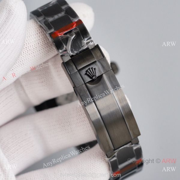 Swiss Copy Rolex Blaken Submariner 2836 Watch Red Markers 40mm 6