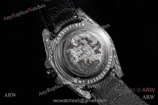 2021 Rolex DiW GMT-Master II JH Cal.3186 Forged Carbon Watch Custom Watch 40mm 6