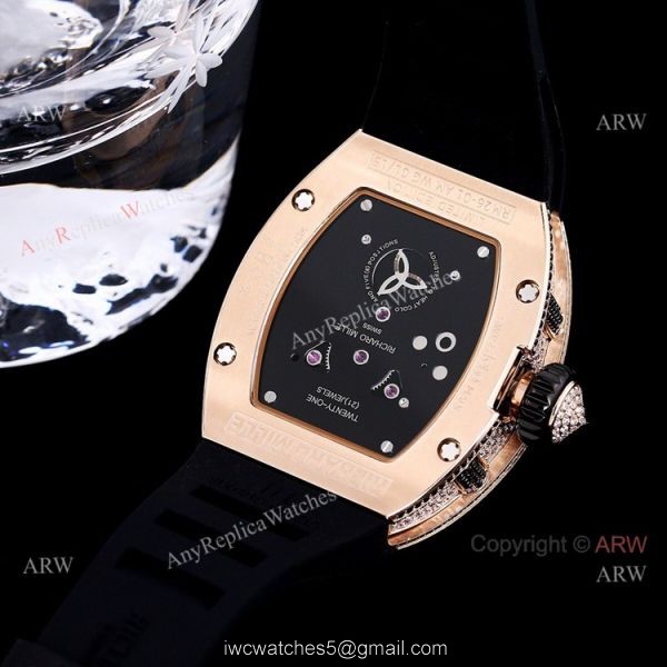 High Copy Richard Mille Diamond Watch RM026 Snake Dial Tourbillon Serpent Watch 6