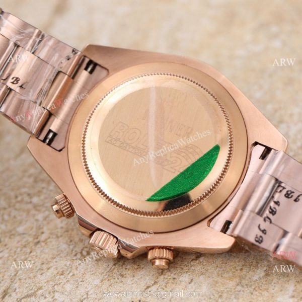 New 2021! AAA Copy Rolex Daytona Watch Rose Gold Meteorite Face 43mm 6