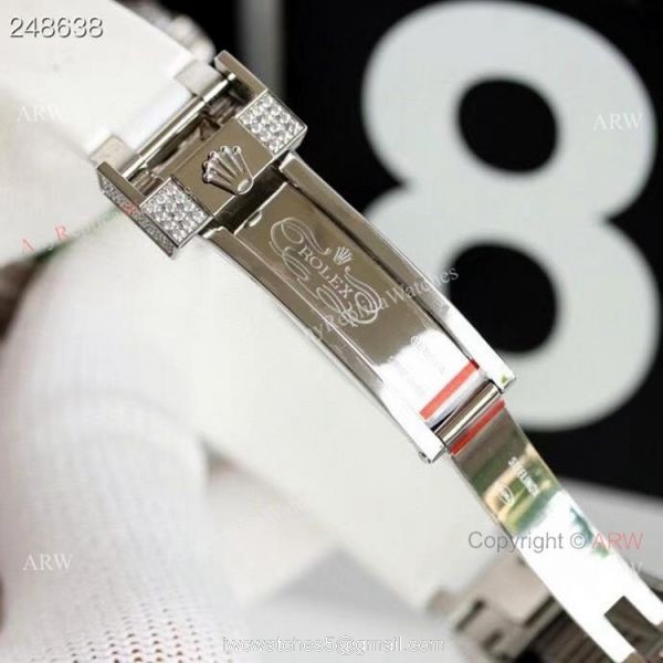 New Rolex Submariner Rainbow Bezel Black Dial Asia 2824 Replica Watches 40mm 6