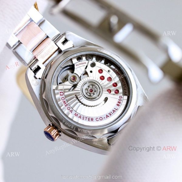 High Quality Replica Omega Constellation Two Tone Rose Gold Ladies Watch 34mm 6