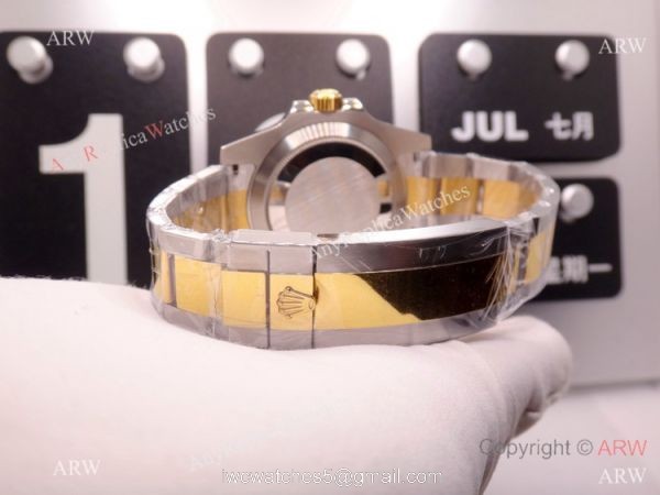 Pre-Owned AAA Replica Rolex Submariner Noob Swiss 3135 Two Tone Blue Watch 40mm 6