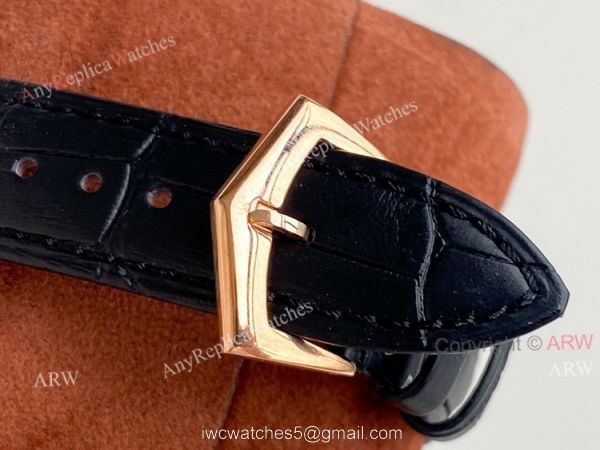 Swiss Grade Patek Philippe Classic Watch Mens Blue Dial Rose Gold Replica Watch 40mm 6