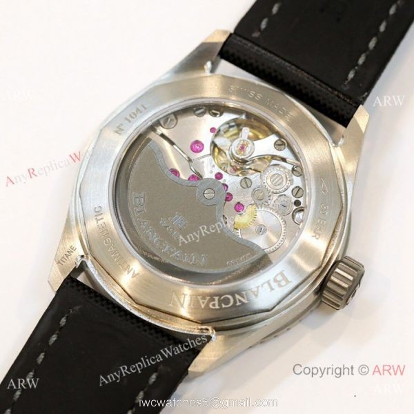 Swiss Grade Replica Blancpain Fifty Fathoms Bathyscaphe GF 1-1 Cal.1315 Watch Black Ceramic 6