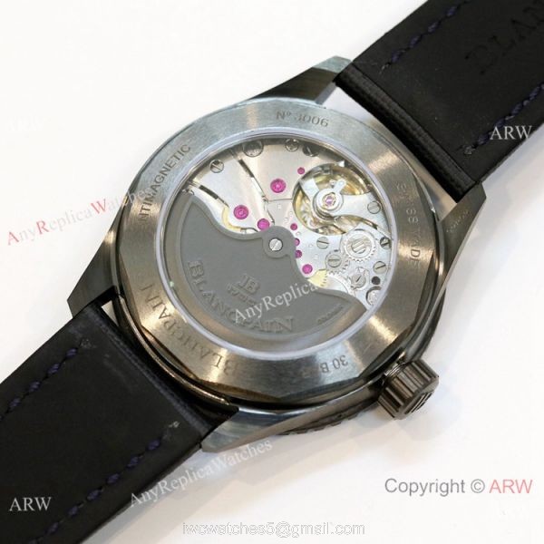 Swiss Grade Replica Blancpain Fifty Fathoms Bathyscaphe GF Factory Cal.1315 Watch Blue Dial 6