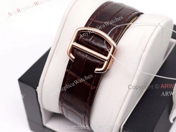 Best Replica 42mm Cartier Ballon Bleu Rose Gold Watch With Diamonds 6