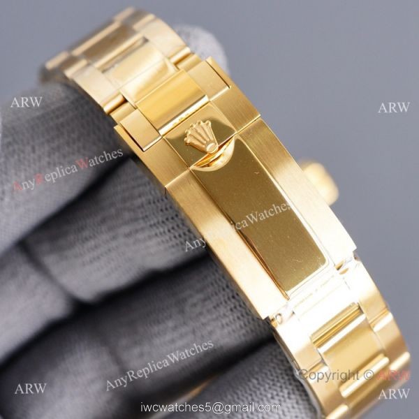 New 2021! Swiss Replica Rolex Daytona 40 Watch Yellow Gold and Gray Dial 6