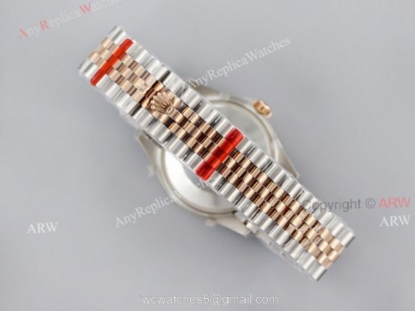 1:1 EW Factory Rolex Datejust 31 Rose Gold Dial With Diamonds Swiss Clone Watches 6