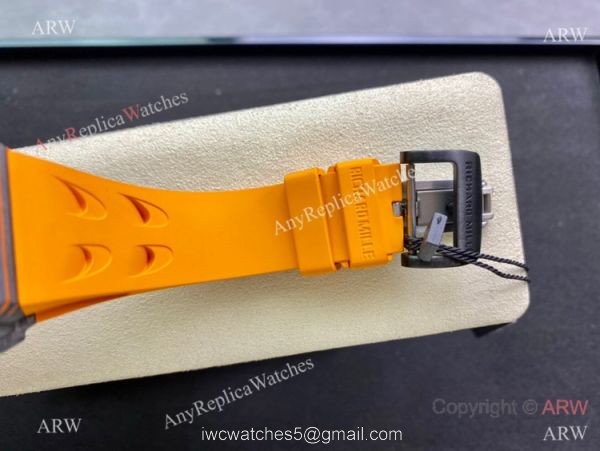 Super Clone Richard Mille rm11-03 McLaren Swiss 7750 Chronograph Watch NTPT Carbon 6