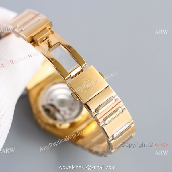 Swiss Copy Omega Constellation 8700 All Gold Watch 29MM 6