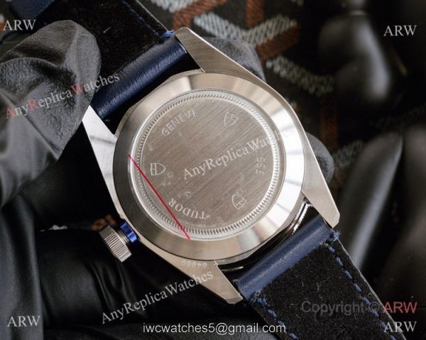 Vintage Tudor Heritage Watch Stainless Steel Blue Dial Automatic 42mm 6