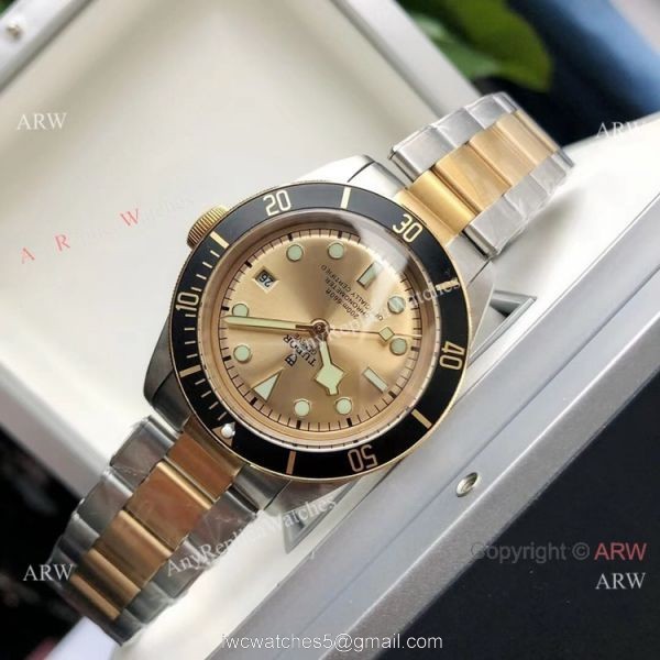 GD Factory Tudor Heritage Black Bay 8215 Watch 41mm Champagne Dial 6