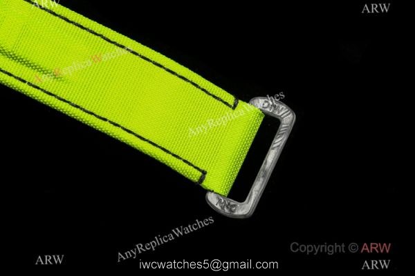 NEW! TW Factory Rolex DIW Cosmograph NTPT Carbon Daytona 7750 Watch Fluorescent Green Fabric Strap 6