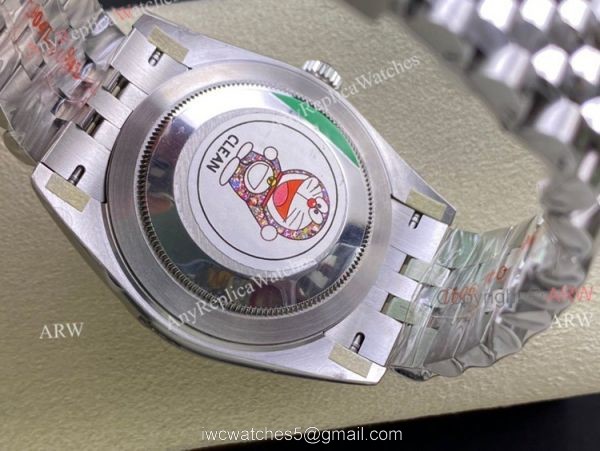 Fake Clean Factory 904L Rolex 126334 Wimbledon Datejust 41 Jubilee Watch 6