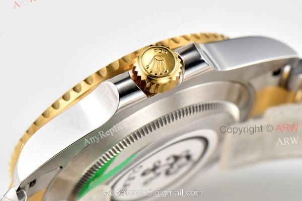 Clean Factory Rolex 116613 LB Rolex Smurf Submariner Stainless Steel Gold Superclone Watch 6