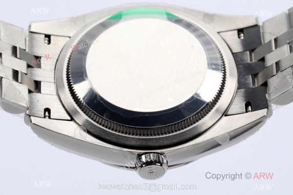 (EW)2021 New Rolex Datejust 36 Stainless Steel Green Palm Dial Watch Swiss 3235 6