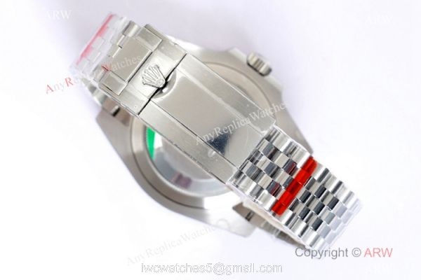 (EW)Clone Rolex GMT-Master ii ew 3186 Watch 126710blnr Stainless Steel Jubilee Strap 6
