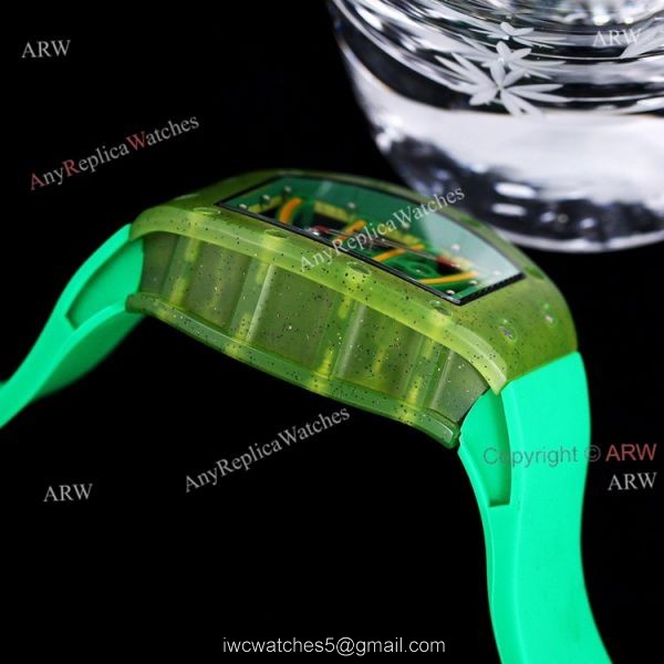 Green Richard Mille RM 59-01 Yohan Blake Tourbillon Watch Replica 6