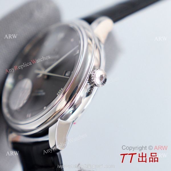 Swiss Quality Omega DeVille Co-Axial SS Rhodium Grey Dial Watch 8215 Movement 6