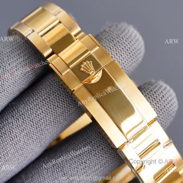 Swiss Quality AAA Replica Rolex Daytona Citizen 8215 Watch All Gold 40mm 6