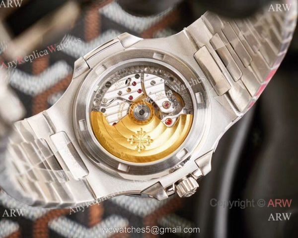 New! Swiss Copy Patek Philippe Nautilus Watch Green Diamond Gray Texture Dial Limited New 5711 6