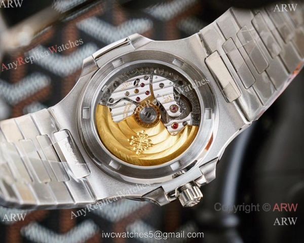 New! Swiss Grade Patek Philippe Nautilus New 5711 Watch 40.5mm Stainless Steel Green Diamond Bezel 6