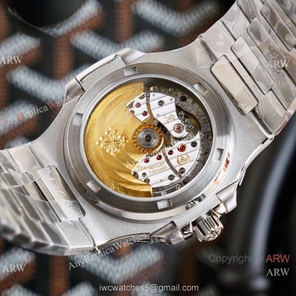 New! Swiss Replica Patek Philippe Nautilus Watch Stainless Steel Pink Diamond Limited New PP5711 6