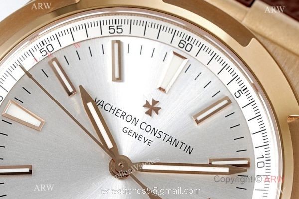 Grade 1A Copy Vacheron Constantin Overseas Ultra-thin 8F Swiss 9015 Watch Rose Gold 6