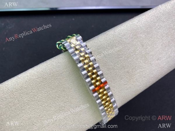 Swiss Copy Rolex Datejust I Two Tone Mop Dial Diamond watch 31mm Mid-size 6