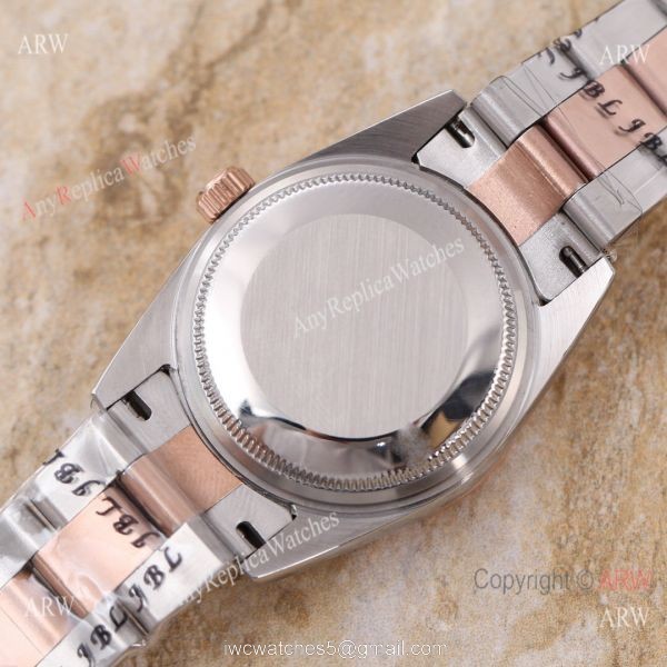 New Replica Rolex Diamond bezel Datejust 2-Tone Blue Face Watch 31mm Ladies 6