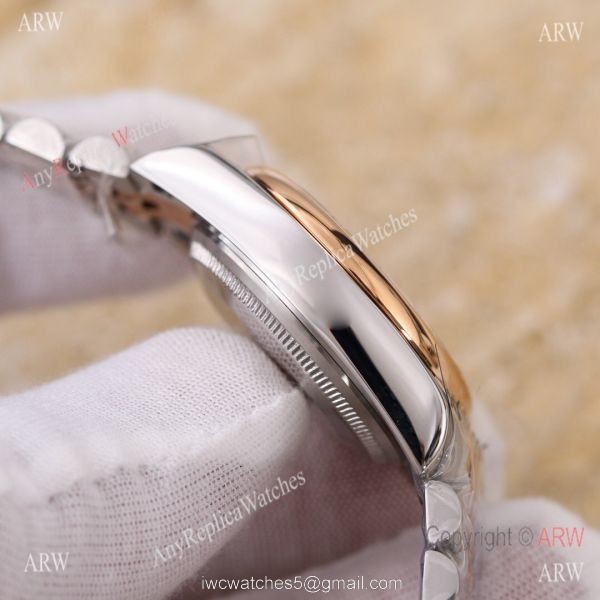 Replica ROLEX Datejust 2-tone White Ladies 31 MM Jubliee Watch 6