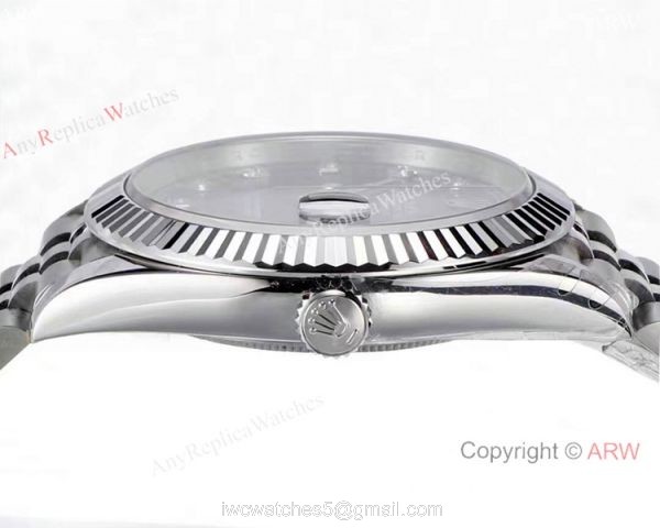 (JVS Factory) Copy Rolex Datejust 41mm Black Diamonjd Dial JVS New 3235 Movement 72hrs Power Reserve 6
