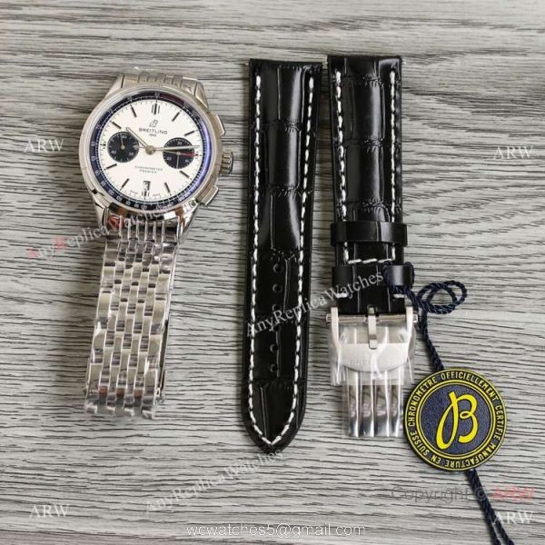 Swiss Copy Breitling Premier BLS A7750 Chronograph Watch Black Sub-dials 6