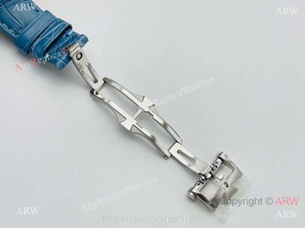 Swiss Grade 1 Vacheron Constantin Overseas Blue Diamond Watch Swiss Quartz 33mm 6