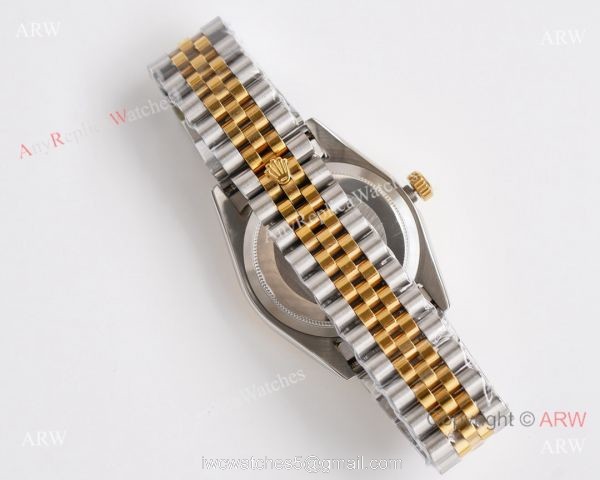 Knock-off ROLEX Datejust Two-Tone White Dial 28mm/36mm Watch Citizen 8215 6