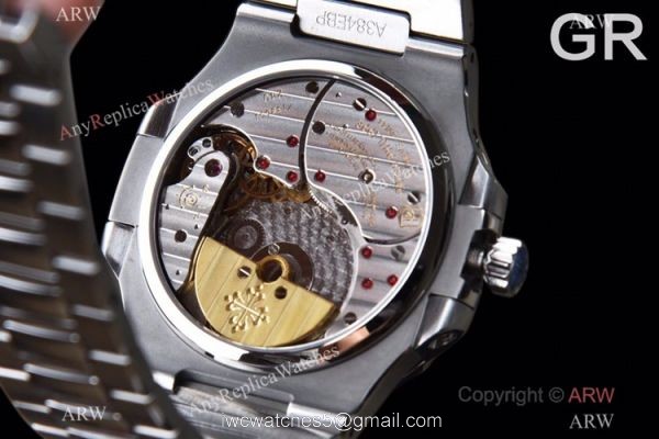 GR Factory Super Clone Patek Philippe Nautilus Moonphase 5712 Watch New Baby Blue Dial 6