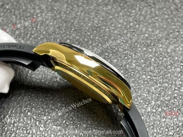Noob Factory Super Clone 4130 Rolex Daytona Champagne Dial Oysterflex Strap watch 40mm 6