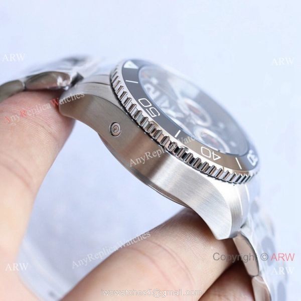 Swiss Replica Longines Hydroconquest 7750 TWF Ss Black Dial Watch 41mm 6
