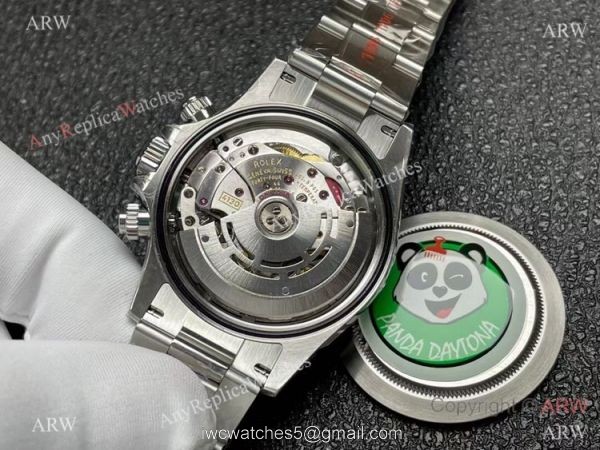 Better Factory New 4130 Rolex Daytona Watch 904L Steel Black Dial BTF 4130 Movement 6