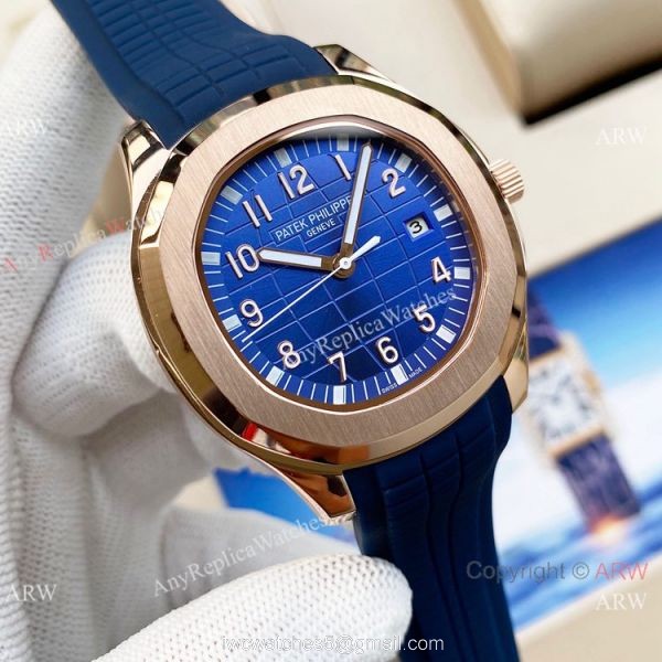 Swiss Quality Copy Patek Philippe Aquanaut Citizen Watch Rose Gold Case 6
