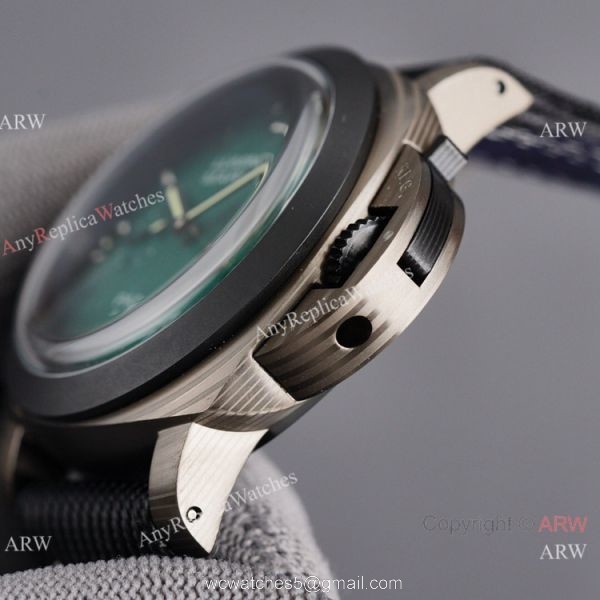Copy Panerai Luminor Marina Carbotech Olive Green Watches 6