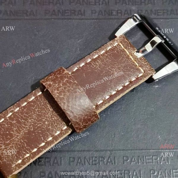New Clone Panerai Submersible Bianco PAM1223 Watch 42mm Yellow Gold Case 6