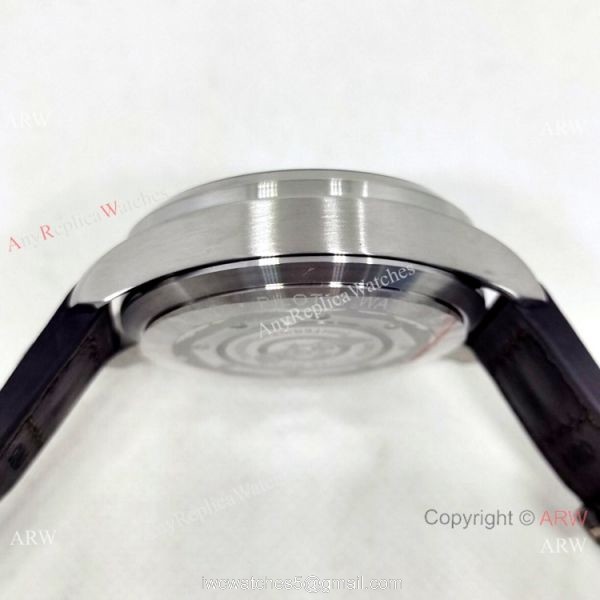 Best Quality IWC Pilots 43mm Automatic Watch Bucherer Blue Dial Silver Case 6