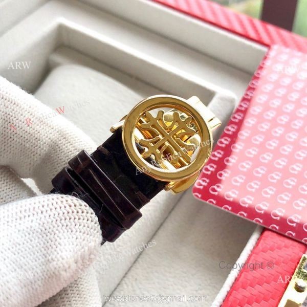 Swiss Clone Patek Philippe Geneve Complications Watch 40mm Rose Gold Case 6