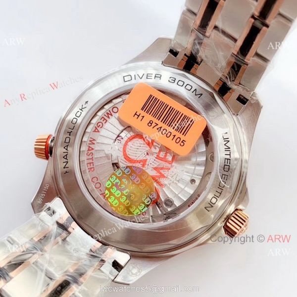1:1 OM Factory Omega 25th Anniversary Seamaster Diver 300m Swiss 8806 Watch 6